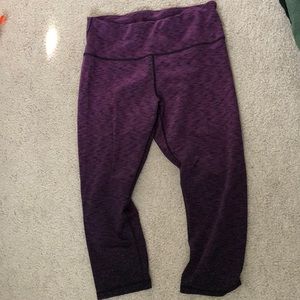 Purple leggings